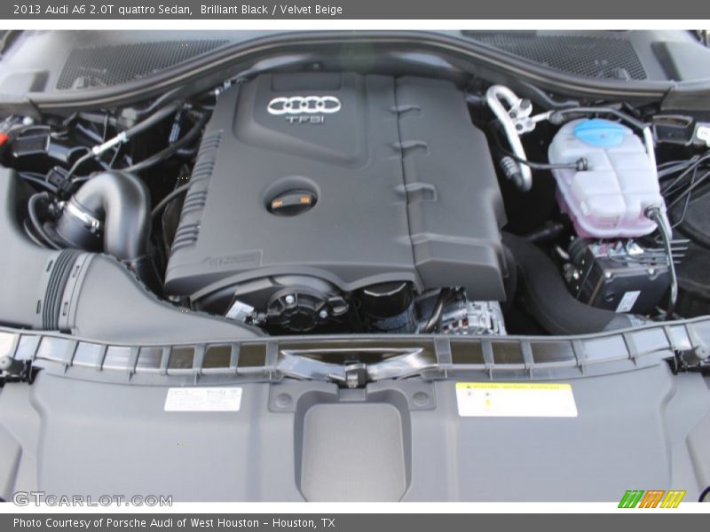 Brilliant Black / Velvet Beige 2013 Audi A6 2.0T quattro Sedan