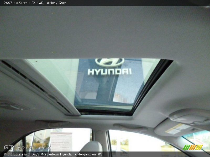 White / Gray 2007 Kia Sorento EX 4WD