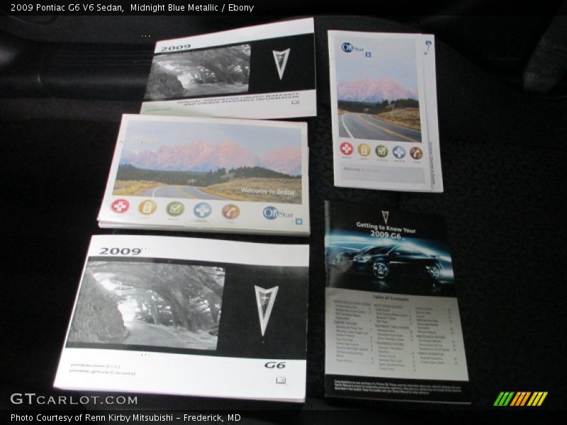 Books/Manuals of 2009 G6 V6 Sedan
