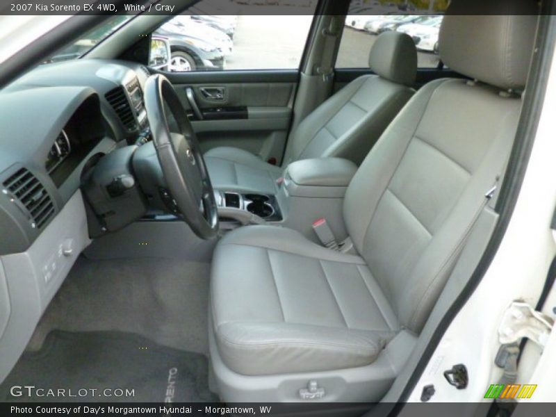 White / Gray 2007 Kia Sorento EX 4WD