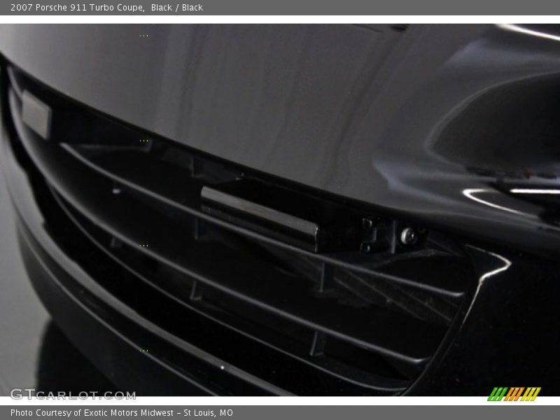 Black / Black 2007 Porsche 911 Turbo Coupe