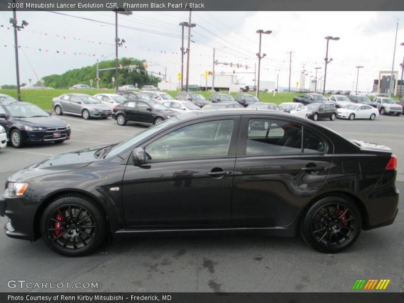  2008 Lancer Evolution GSR Phantom Black Pearl