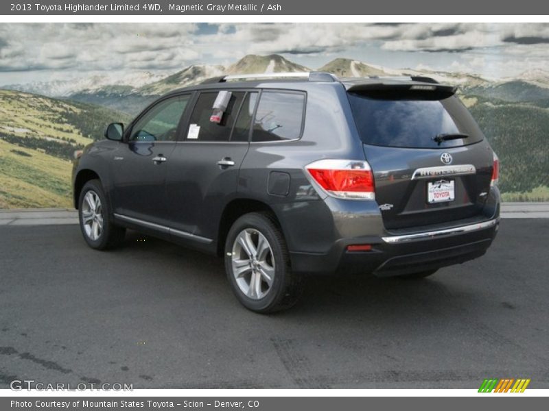 Magnetic Gray Metallic / Ash 2013 Toyota Highlander Limited 4WD