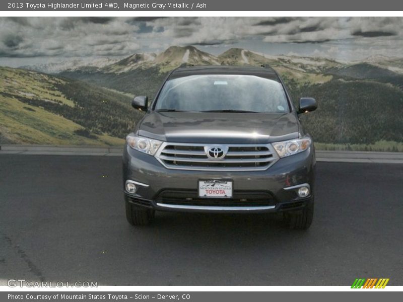 Magnetic Gray Metallic / Ash 2013 Toyota Highlander Limited 4WD