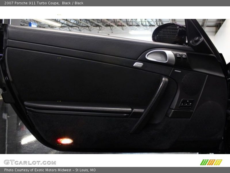 Black / Black 2007 Porsche 911 Turbo Coupe
