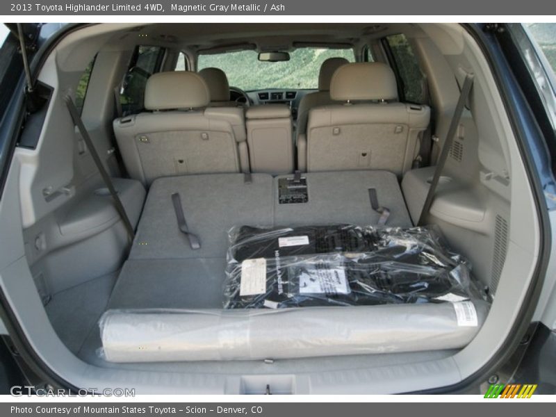 Magnetic Gray Metallic / Ash 2013 Toyota Highlander Limited 4WD