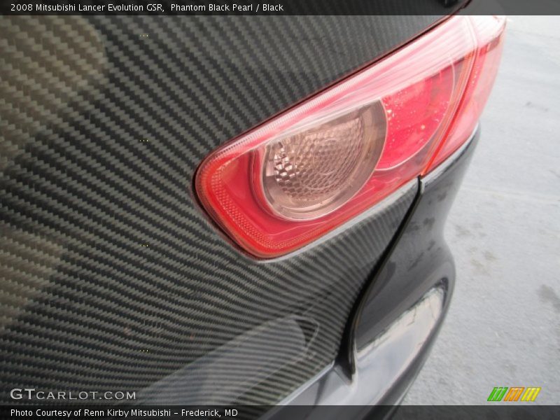 Phantom Black Pearl / Black 2008 Mitsubishi Lancer Evolution GSR