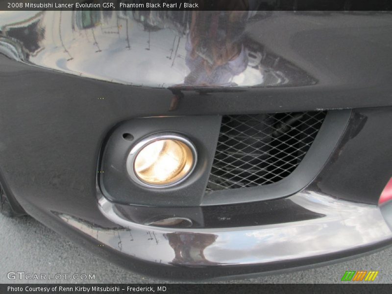 Phantom Black Pearl / Black 2008 Mitsubishi Lancer Evolution GSR