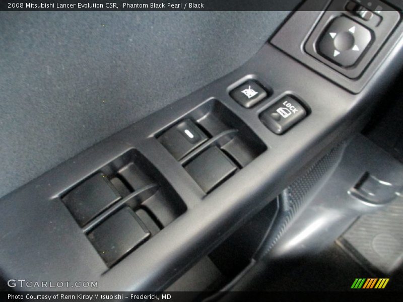 Phantom Black Pearl / Black 2008 Mitsubishi Lancer Evolution GSR