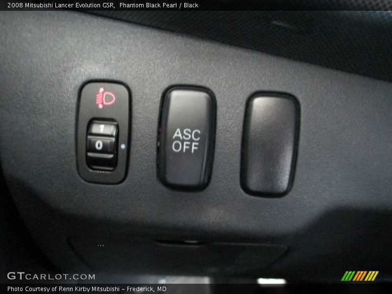 Phantom Black Pearl / Black 2008 Mitsubishi Lancer Evolution GSR