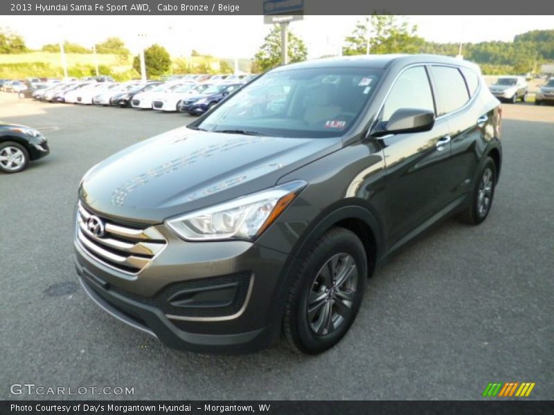 Cabo Bronze / Beige 2013 Hyundai Santa Fe Sport AWD