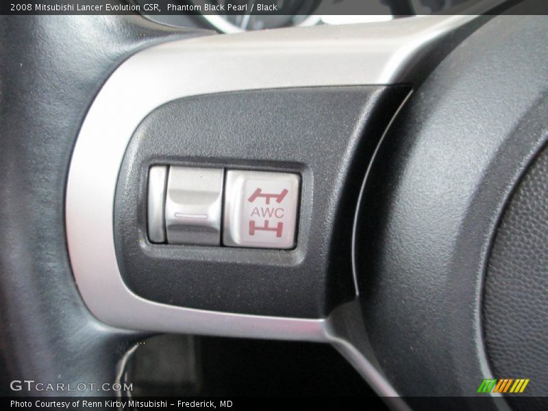 Phantom Black Pearl / Black 2008 Mitsubishi Lancer Evolution GSR