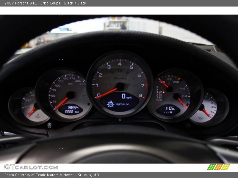  2007 911 Turbo Coupe Turbo Coupe Gauges