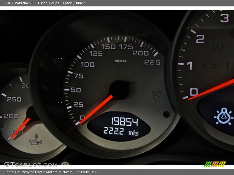  2007 911 Turbo Coupe Turbo Coupe Gauges