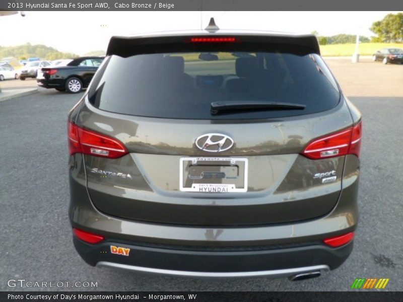 Cabo Bronze / Beige 2013 Hyundai Santa Fe Sport AWD