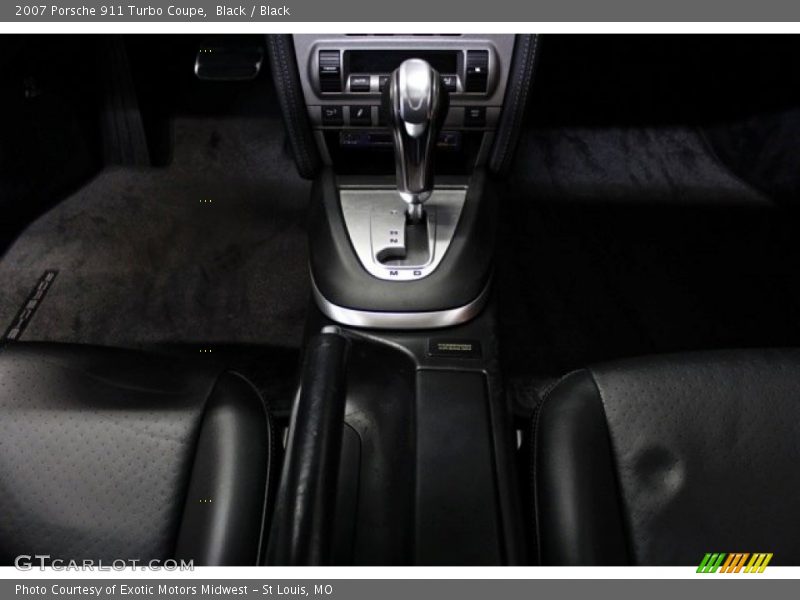 Black / Black 2007 Porsche 911 Turbo Coupe