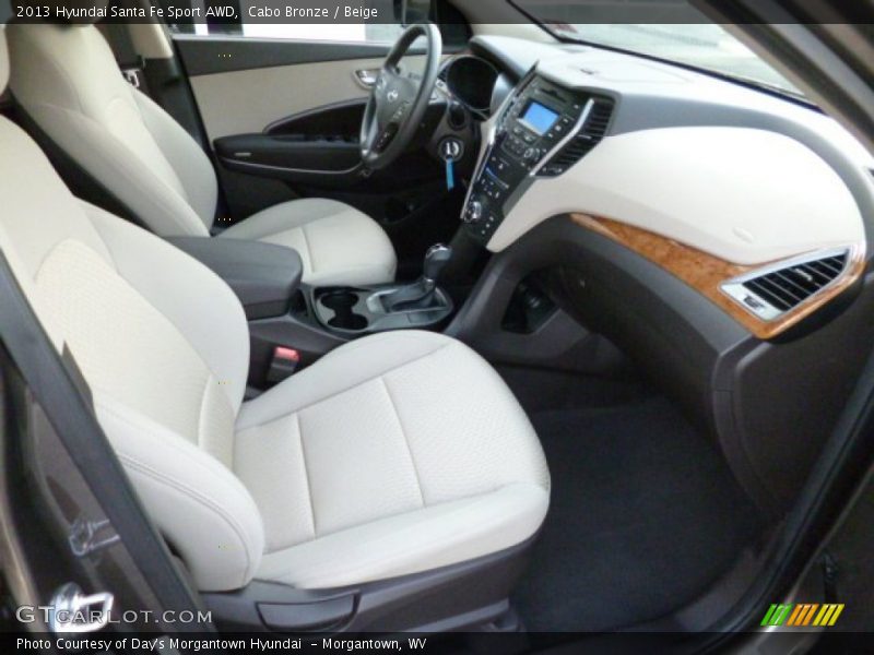  2013 Santa Fe Sport AWD Beige Interior