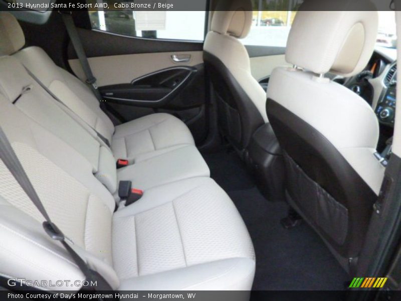 Rear Seat of 2013 Santa Fe Sport AWD