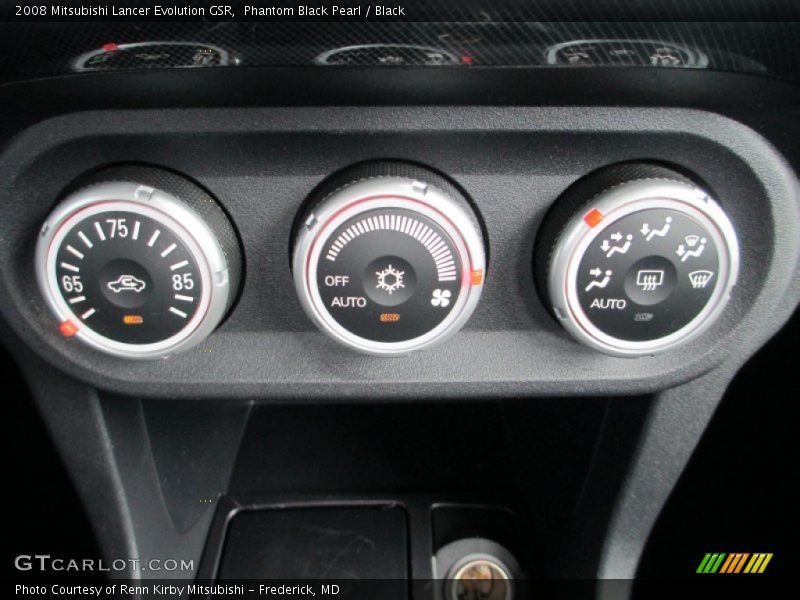 Controls of 2008 Lancer Evolution GSR