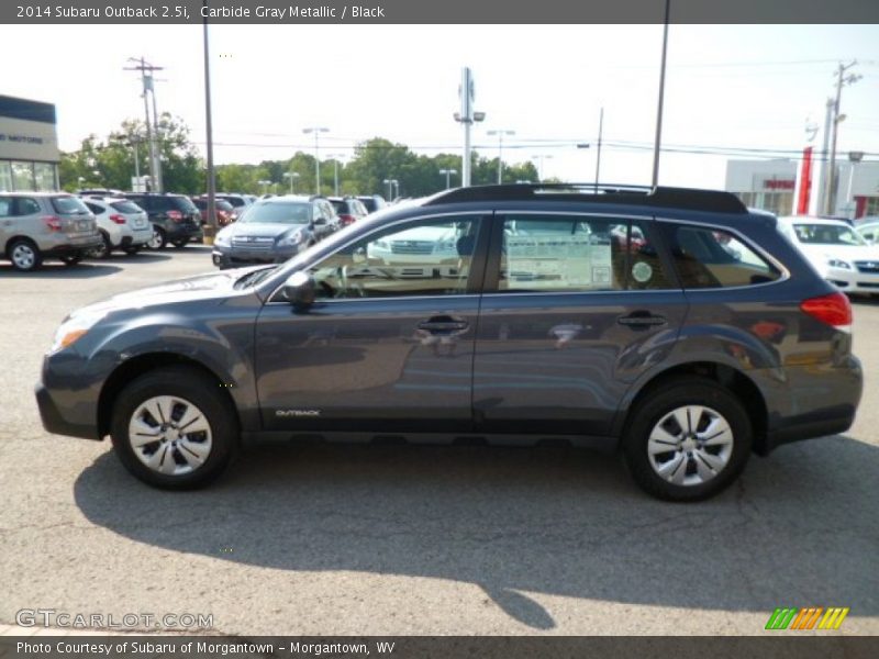 Carbide Gray Metallic / Black 2014 Subaru Outback 2.5i
