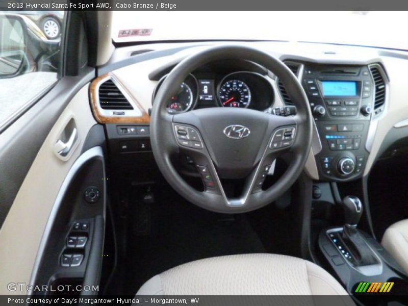 Dashboard of 2013 Santa Fe Sport AWD