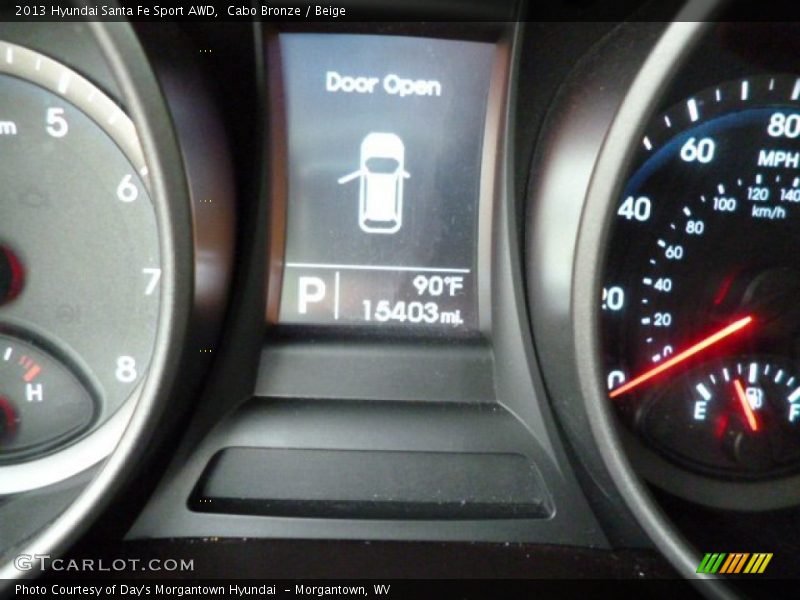 Cabo Bronze / Beige 2013 Hyundai Santa Fe Sport AWD
