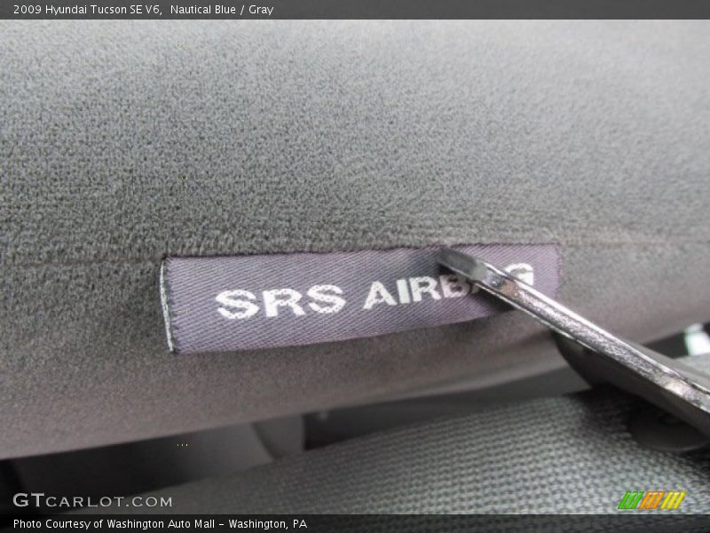 Nautical Blue / Gray 2009 Hyundai Tucson SE V6