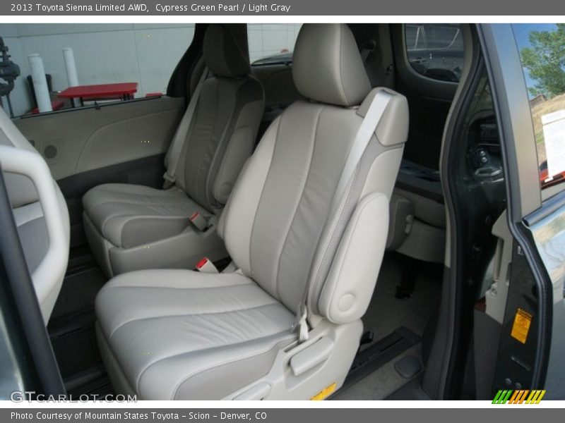 Cypress Green Pearl / Light Gray 2013 Toyota Sienna Limited AWD