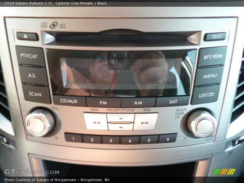 Carbide Gray Metallic / Black 2014 Subaru Outback 2.5i