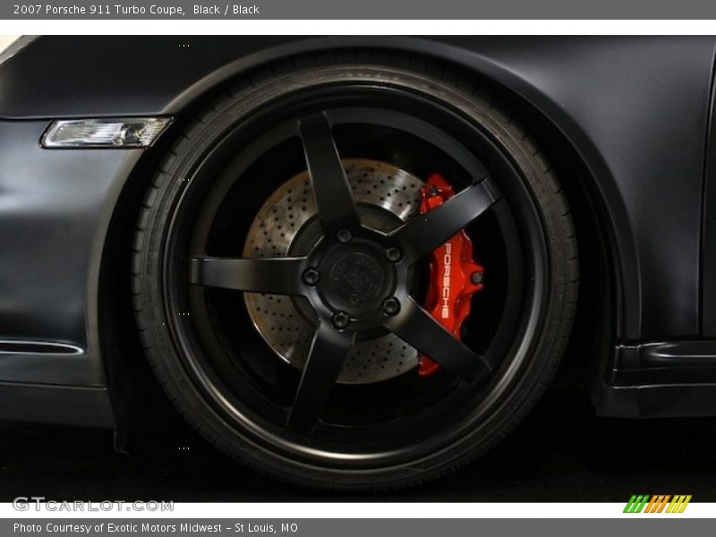 Custom Wheels of 2007 911 Turbo Coupe