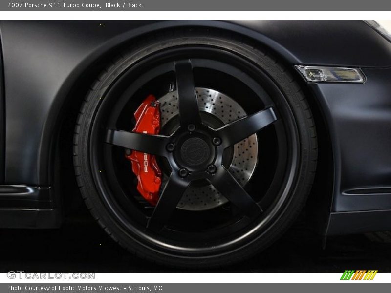 Custom Wheels of 2007 911 Turbo Coupe