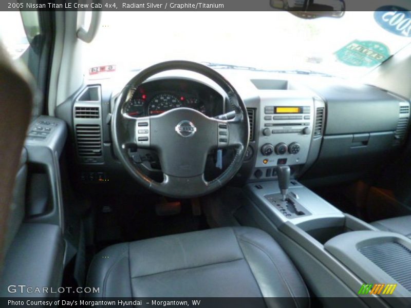 Radiant Silver / Graphite/Titanium 2005 Nissan Titan LE Crew Cab 4x4