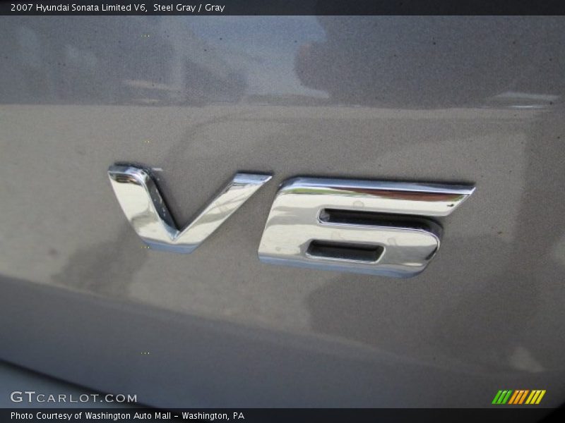 Steel Gray / Gray 2007 Hyundai Sonata Limited V6