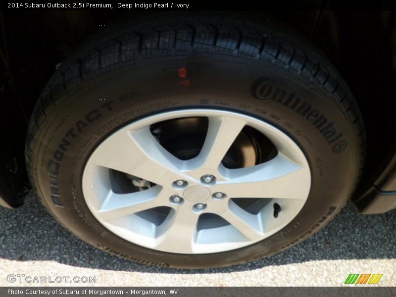 Deep Indigo Pearl / Ivory 2014 Subaru Outback 2.5i Premium