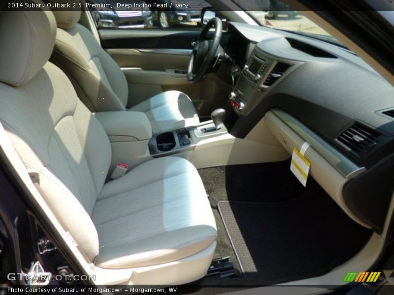 Deep Indigo Pearl / Ivory 2014 Subaru Outback 2.5i Premium