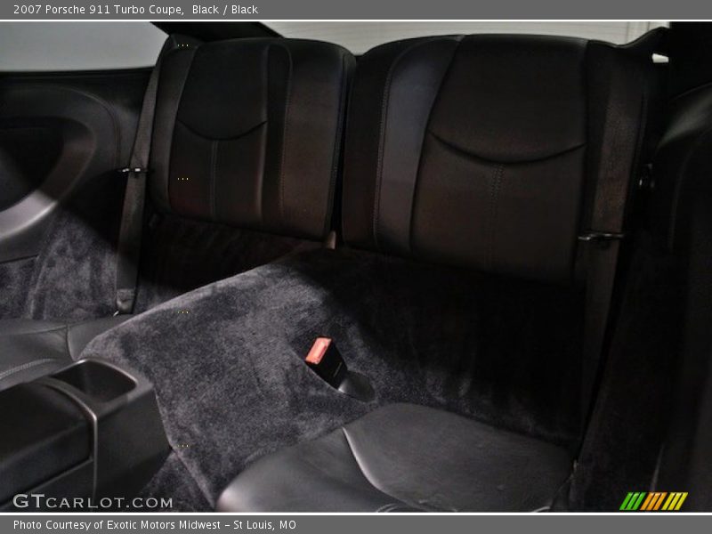 Black / Black 2007 Porsche 911 Turbo Coupe