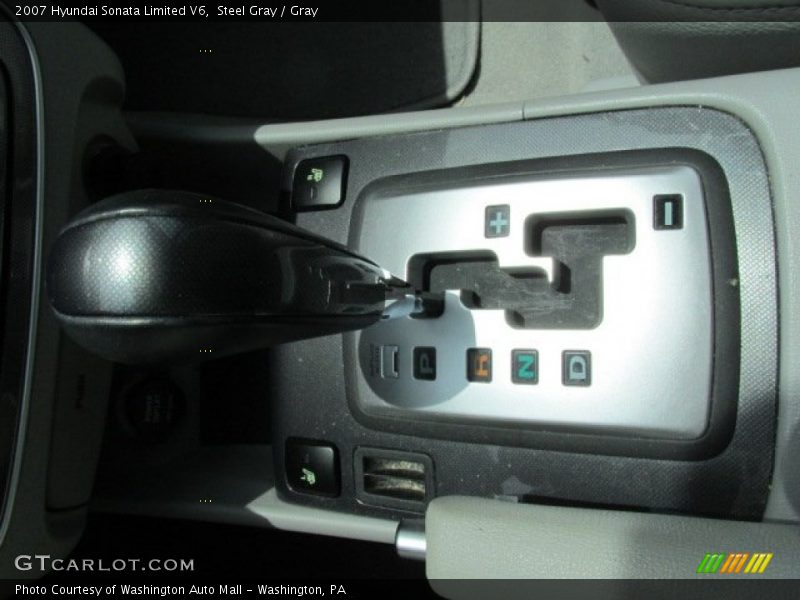 Steel Gray / Gray 2007 Hyundai Sonata Limited V6