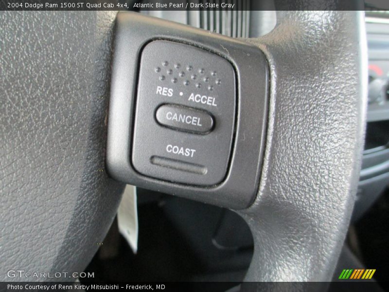 Atlantic Blue Pearl / Dark Slate Gray 2004 Dodge Ram 1500 ST Quad Cab 4x4