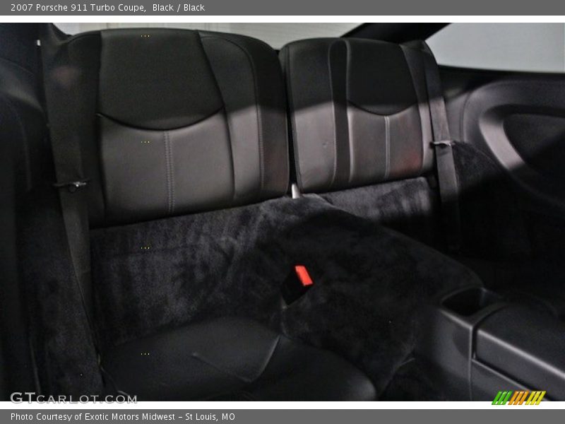 Black / Black 2007 Porsche 911 Turbo Coupe