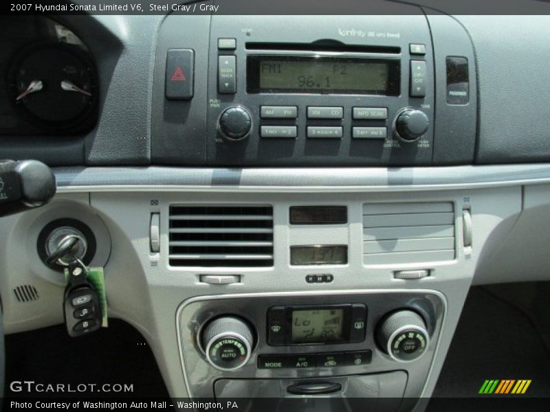 Steel Gray / Gray 2007 Hyundai Sonata Limited V6