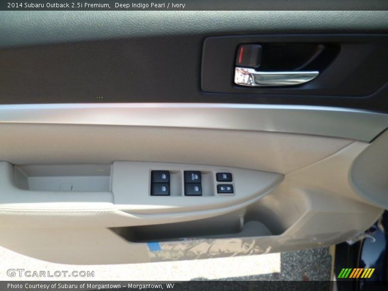 Deep Indigo Pearl / Ivory 2014 Subaru Outback 2.5i Premium