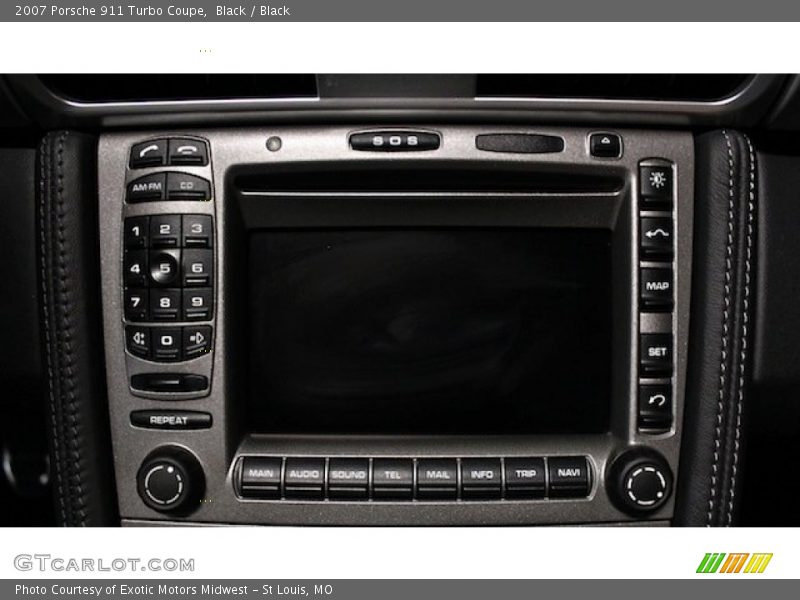 Controls of 2007 911 Turbo Coupe