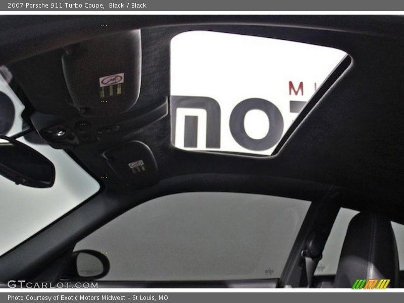 Black / Black 2007 Porsche 911 Turbo Coupe