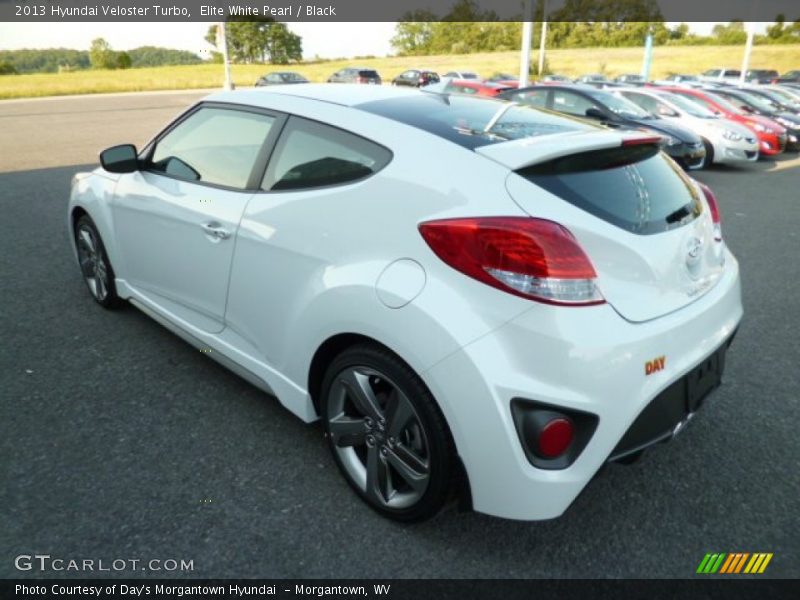 Elite White Pearl / Black 2013 Hyundai Veloster Turbo