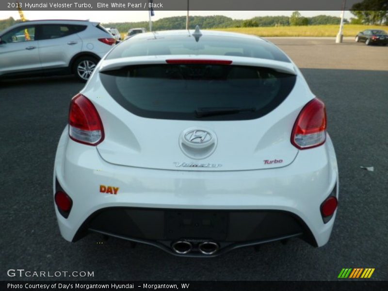 Elite White Pearl / Black 2013 Hyundai Veloster Turbo