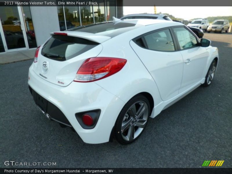 Elite White Pearl / Black 2013 Hyundai Veloster Turbo