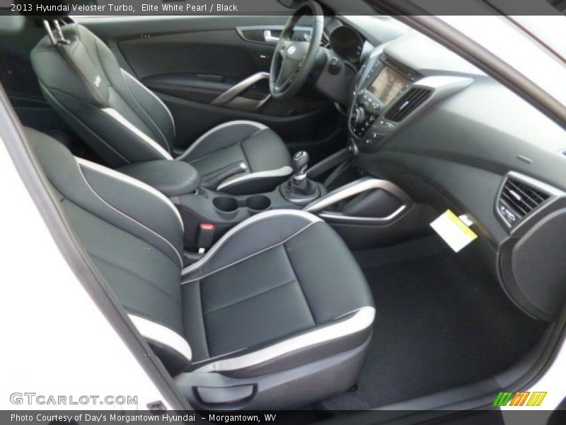 Elite White Pearl / Black 2013 Hyundai Veloster Turbo