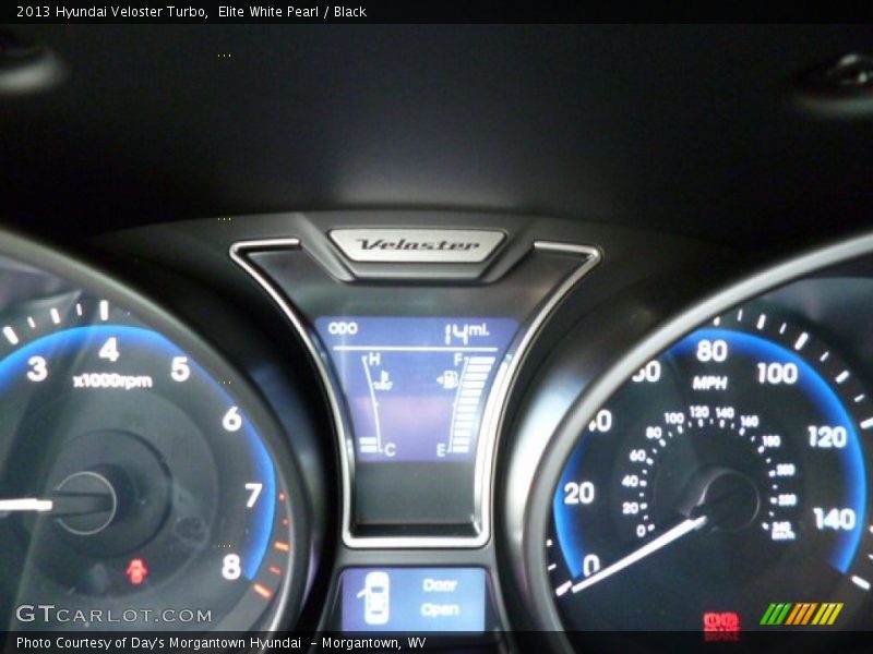 Elite White Pearl / Black 2013 Hyundai Veloster Turbo