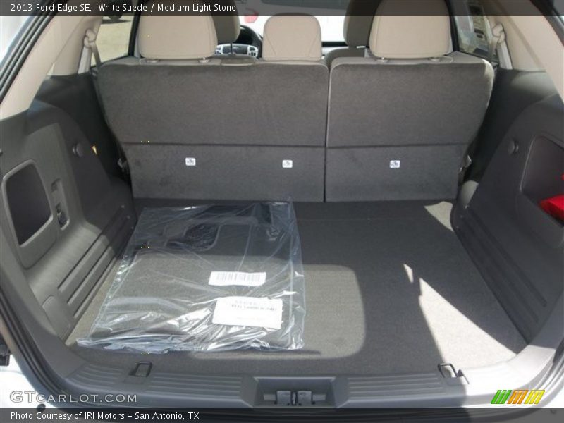 White Suede / Medium Light Stone 2013 Ford Edge SE
