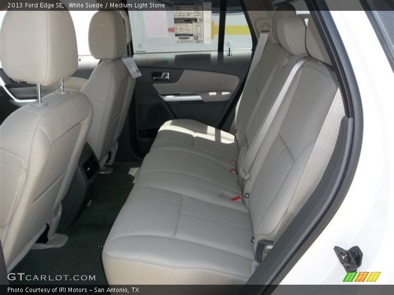 White Suede / Medium Light Stone 2013 Ford Edge SE
